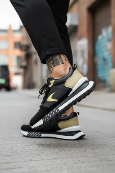 Adidasi barbati casual, negri A105 N8-4