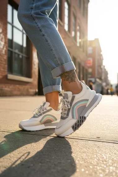 Adidasi dama casual bej CL2302 N13-3