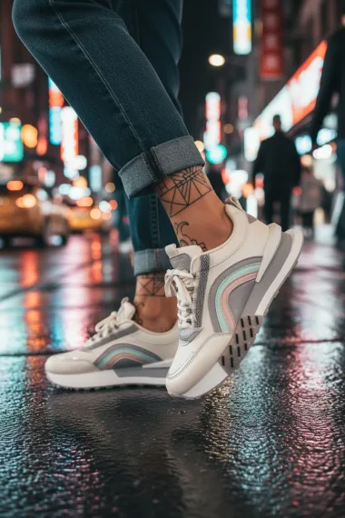 Adidasi dama casual bej CL2302 N13-3