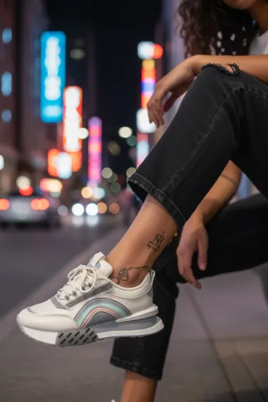 Adidasi dama casual bej CL2302 N13-3