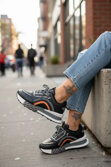 Adidasi dama casual negri CL2302 N11-3