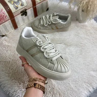 Adidasi dama casual bej M2095 N9-2