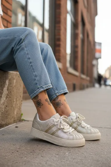 Adidasi dama casual bej M2095 N9-2