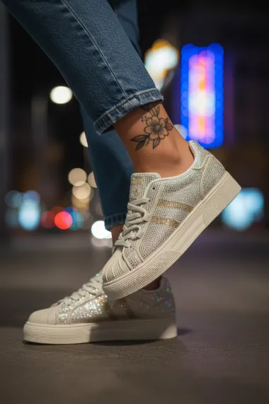 Adidasi dama casual bej M2095 N9-2