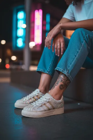 Adidasi dama casual bej M2095 N9-2