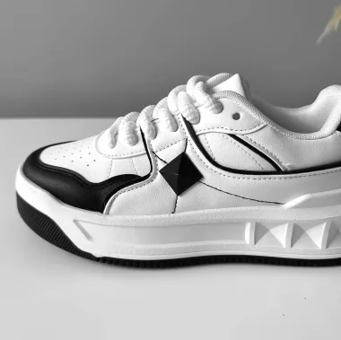 Adidasi dama casual albi T01 N10-4