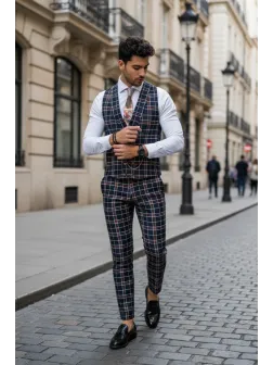 Compleu barbati Vesta + Pantaloni B4125 V5-3