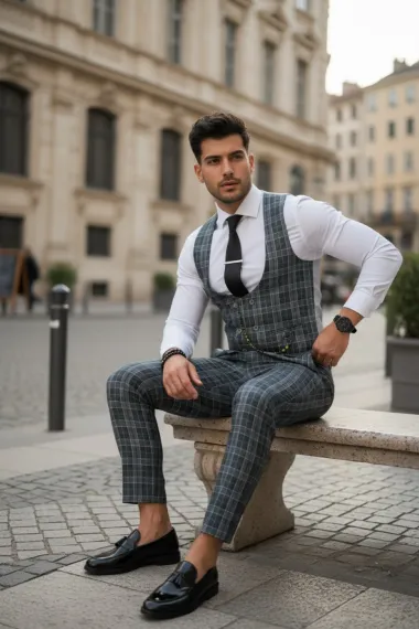 Compleu barbati Vesta + Pantaloni B4159 6-4.3