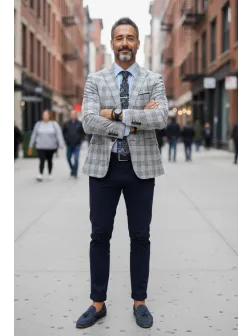 Sacou barbati slim fit 12846 18-4 Sacou barbati slim fit 12846 18-4