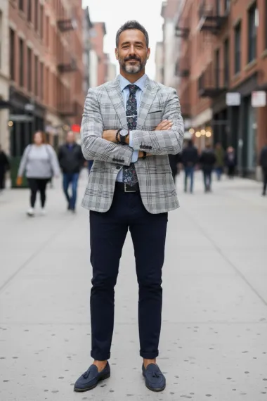 Sacou barbati slim fit 12846 18-4