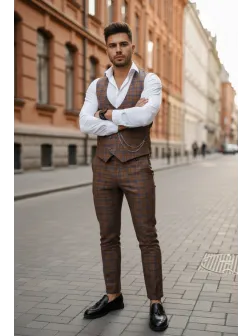 Compleu barbati Vesta + Pantaloni 13152 P18-4.2 Compleu barbati Vesta + Pantaloni 13152 P18-4.2