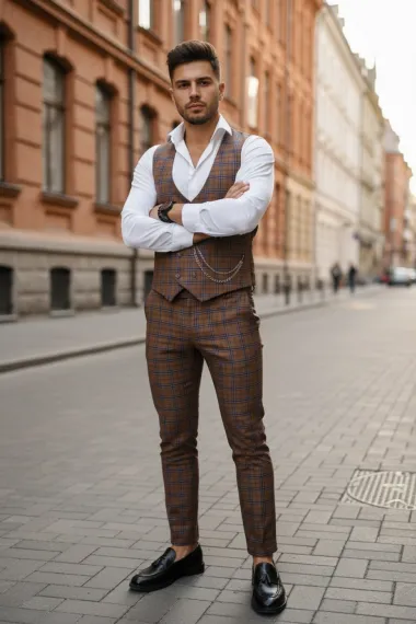 Compleu barbati Vesta + Pantaloni 13152 P18-4.2