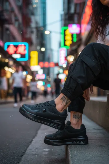 Adidasi dama casual, negri, VLT L77