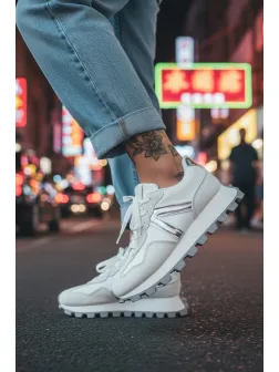 Adidasi dama casual, albi , LA252