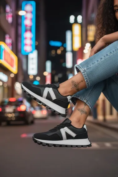 Adidasi dama casual, negri , LA252