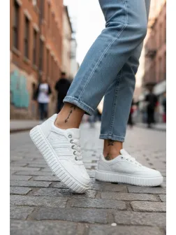 Adidasi dama casual, albi , LA351