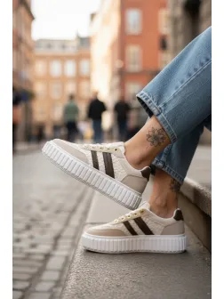 Adidasi dama casual, bej, LA351