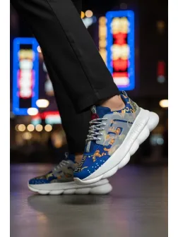 Adidasi barbati casual, albastri L21