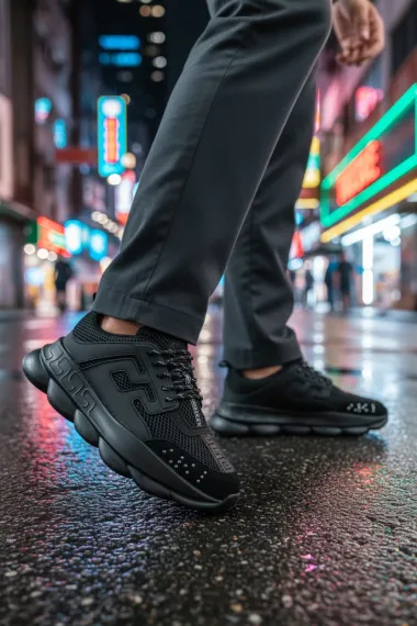 Adidasi barbati casual, negri L21