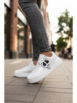 Adidasi barbati casual WOLF, albi 080 N13