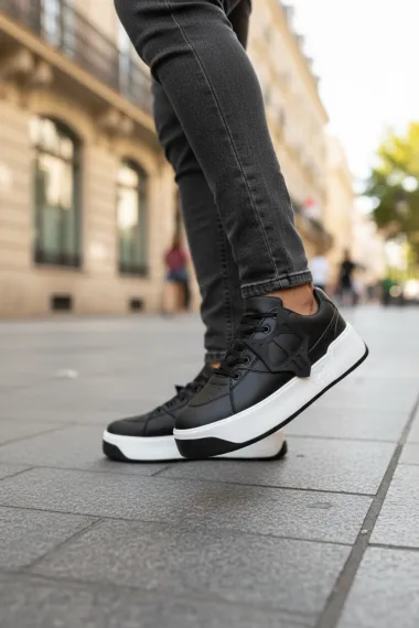 Adidasi barbati casual WOLF, negri 080