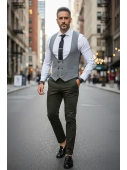 Compleu barbati Vesta + Pantaloni B1469 Y18-2