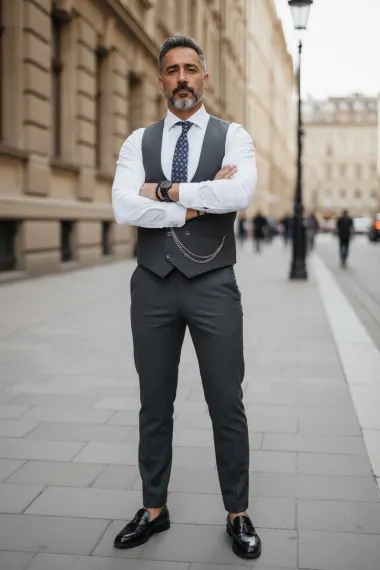 Compleu barbati Vesta + Pantaloni B4007 I1-5.1