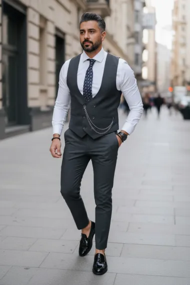 Compleu barbati Vesta + Pantaloni B4007 I1-5.1