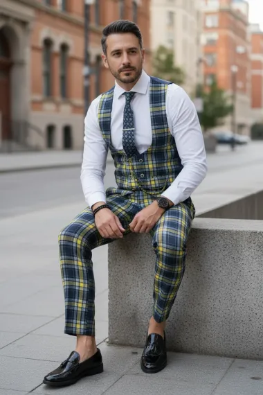 Compleu barbati Vesta + Pantaloni B4118 D10-5