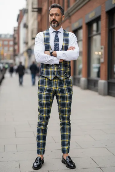 Compleu barbati Vesta + Pantaloni B4118 D10-5