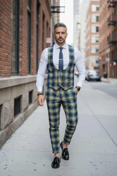 Compleu barbati Vesta + Pantaloni B4118 D10-5