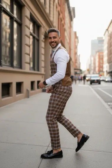 Compleu barbati Vesta + Pantaloni B4126 Y2-1