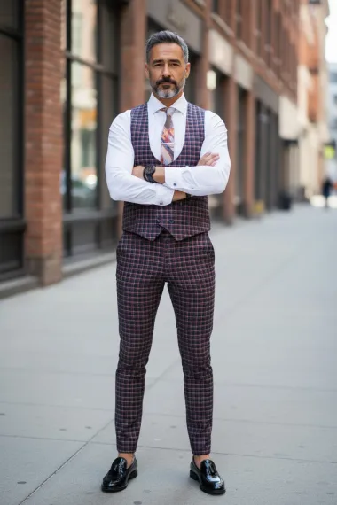 Compleu barbati Vesta + Pantaloni B4131 V5-2