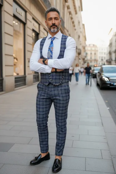 Compleu barbati Vesta + Pantaloni B4163 50-1