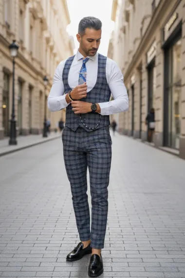 Compleu barbati Vesta + Pantaloni B4163 50-1