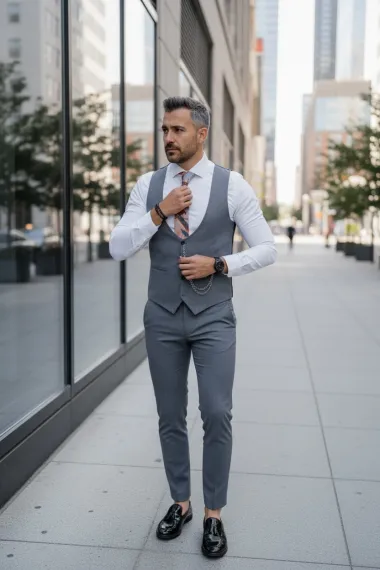 Compleu barbati Vesta + Pantaloni B4192 D3-4.3