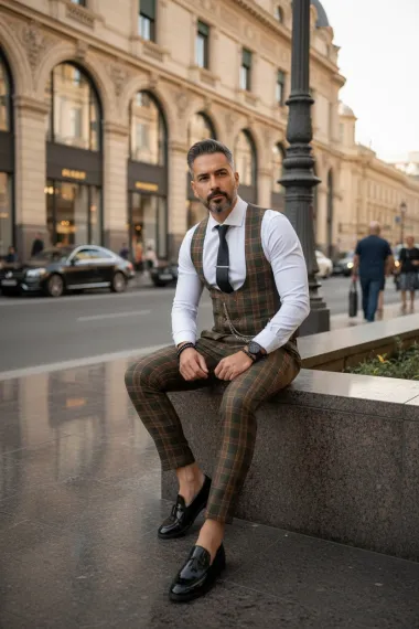 Compleu barbati Vesta + Pantaloni B4205 86-1