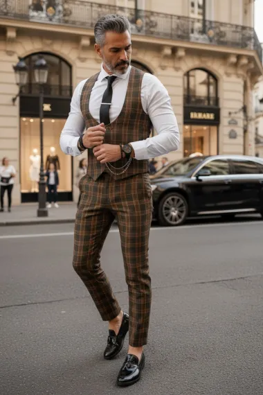 Compleu barbati Vesta + Pantaloni B4205 86-1