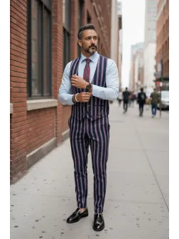 Compleu barbati Vesta + Pantaloni B5519 47-4* Z3-1