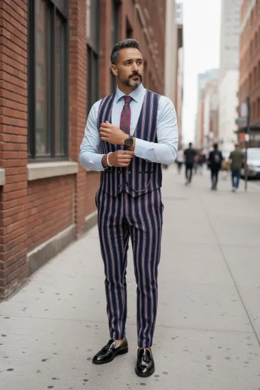 Compleu barbati Vesta + Pantaloni B5519 47-4* Z3-1