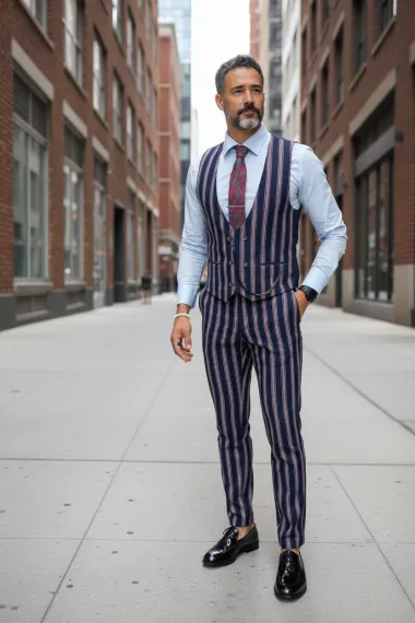 Compleu barbati Vesta + Pantaloni B5519 47-4* Z3-1