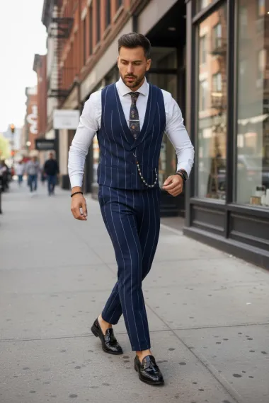 Compleu barbati Vesta + Pantaloni B5541 O5-4.1