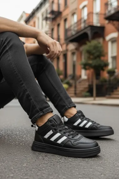 Adidasi barbati negre M288 N9-2