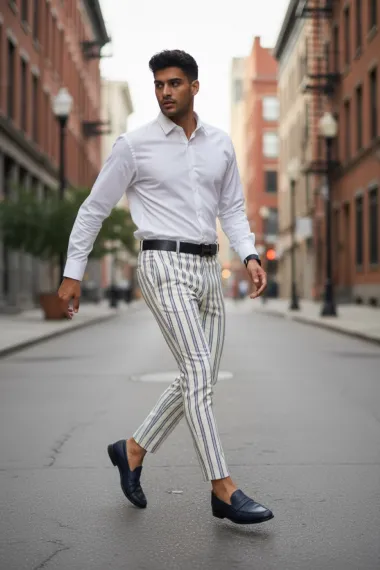 Pantaloni barbati eleganti 10494 B7-1