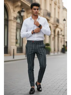 Pantaloni barbati eleganti 1086 D10-1