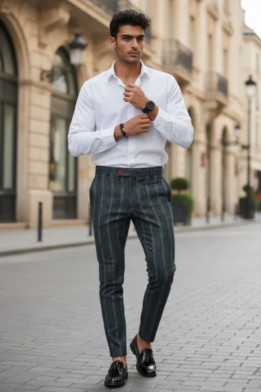 Pantaloni barbati eleganti 1086 D10-1