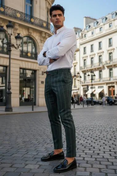 Pantaloni barbati eleganti 1086 D10-1