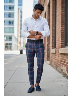 Pantaloni barbati eleganti 12703 F7-3 Pantaloni barbati eleganti 12703 F7-3