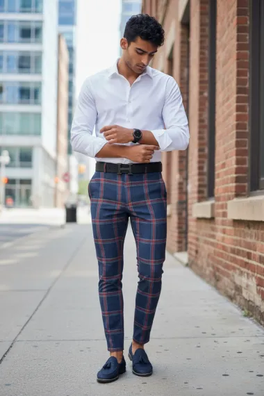 Pantaloni barbati eleganti 12703 F7-3