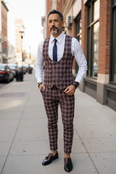 Compleu barbati Vesta + Pantaloni 13186 37-2.3